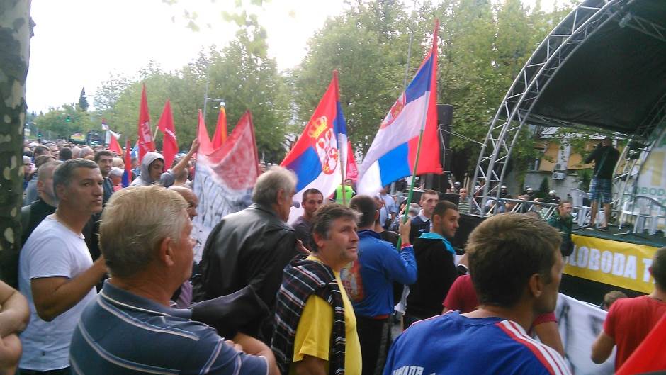  Protest opozicije u Crnoj Gori 