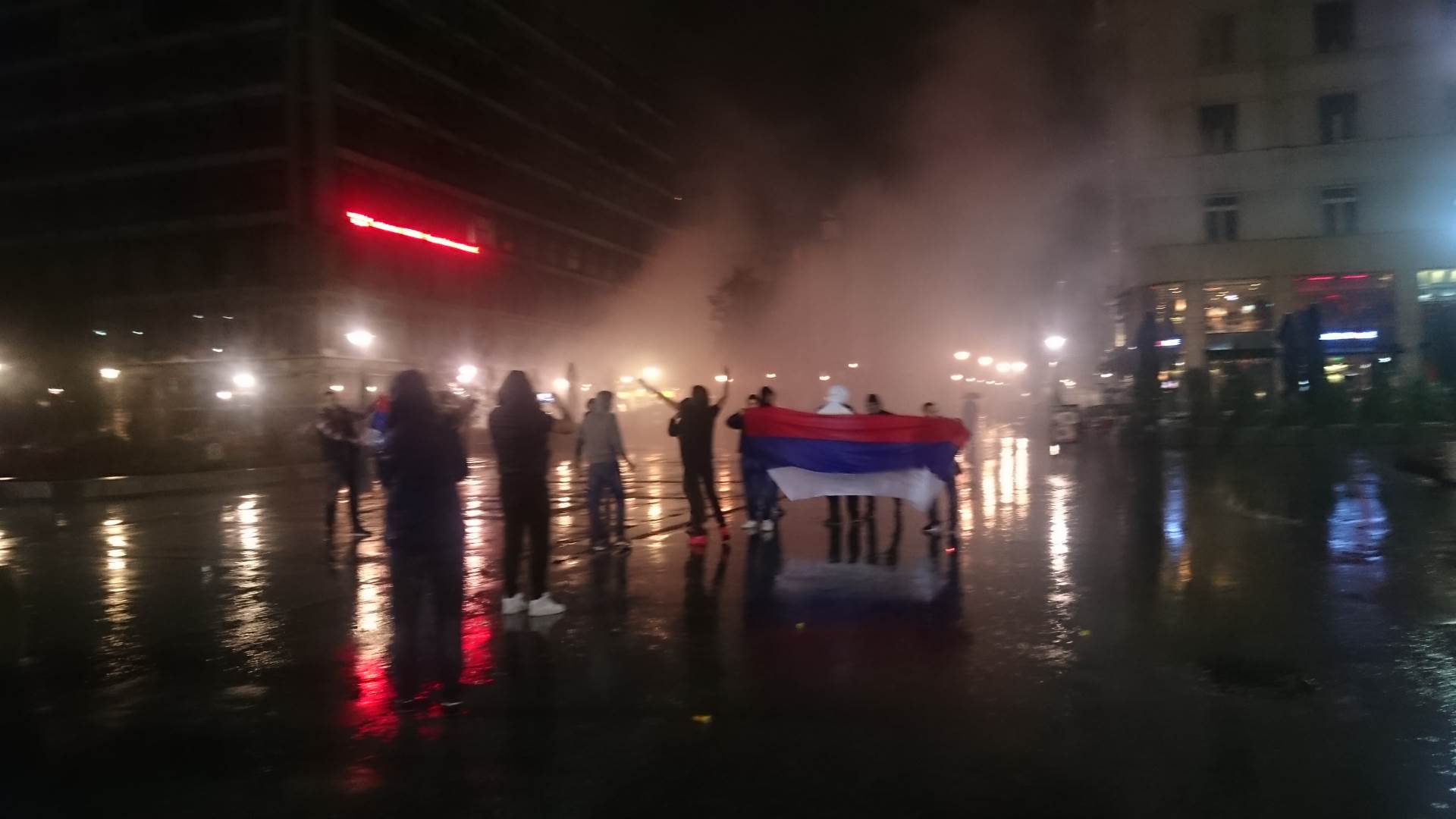  Slavlje poslije pobjede Srbije 