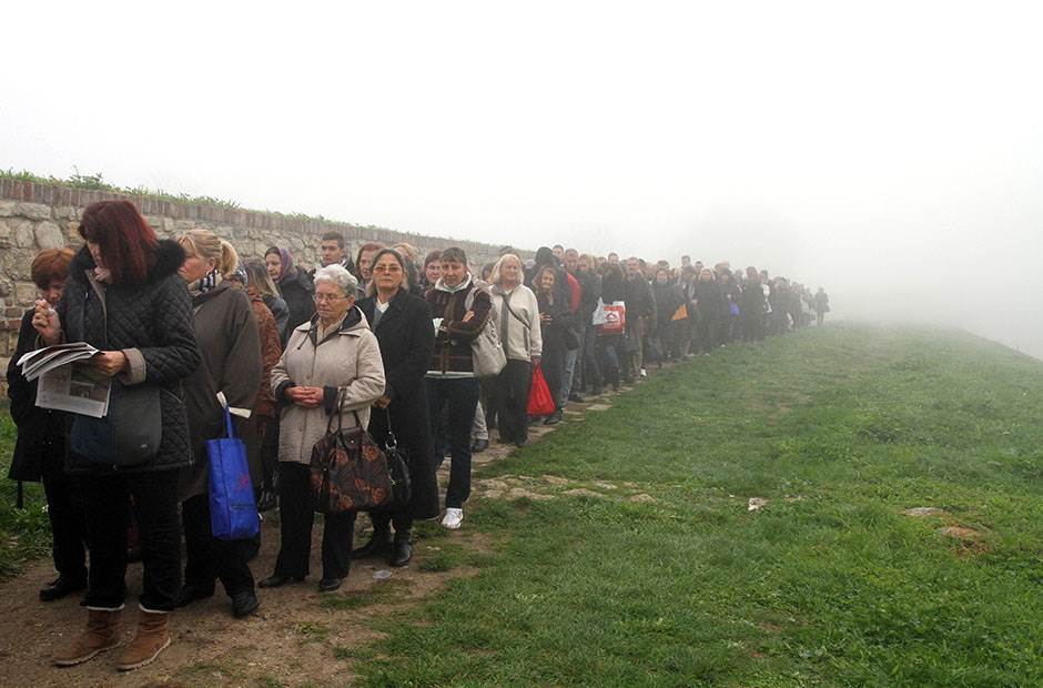  Sveta Petka - Hiljade vjernika na Kalemegdanu 