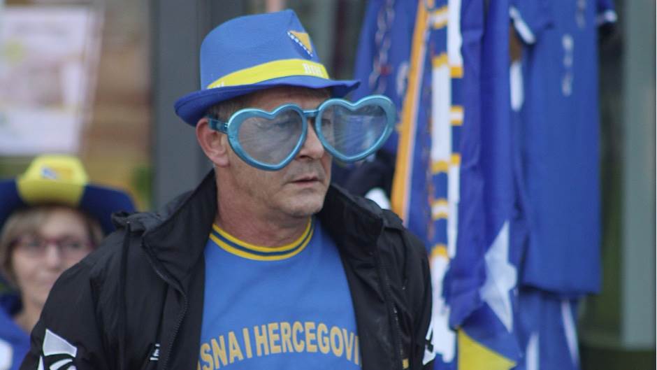  Navijači Bosne i Hercegovine očekuju pobjedu protiv Irske 