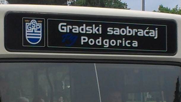  Autobus 20 u Podgorici bez putnika 