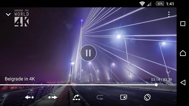 Sony Xperia Media aplikacije - video