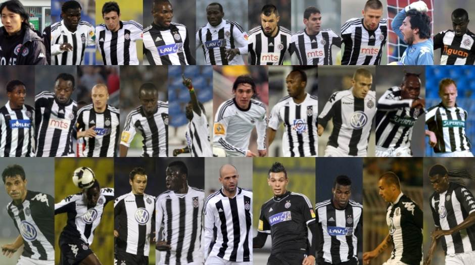  10 najboljih stranaca FK Partizan 