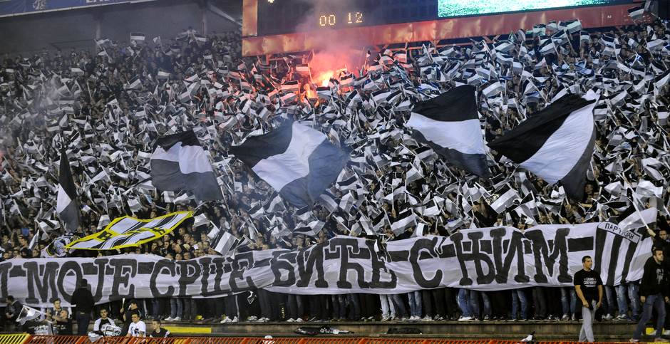  FK Partizan podržava Srbiju protiv Velsa 