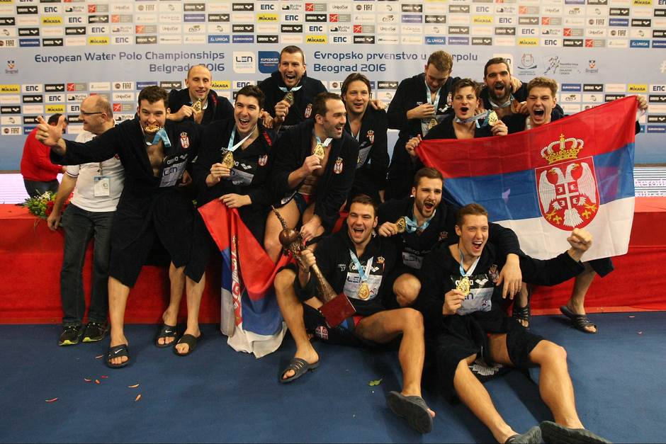  Vaterpolisti Srbije šampioni Evrope 