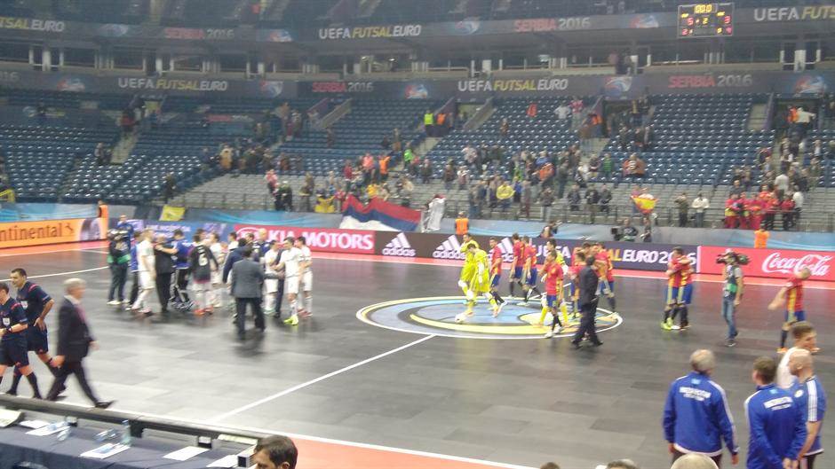  Španija Rusija finale EP u futsalu Beograd 2016. 