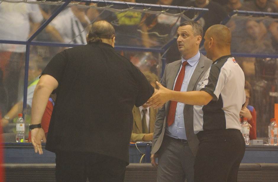  Dejan Radonjić i Aleksandar Džikić nakon pobjede Zvezde nad Partizanom 