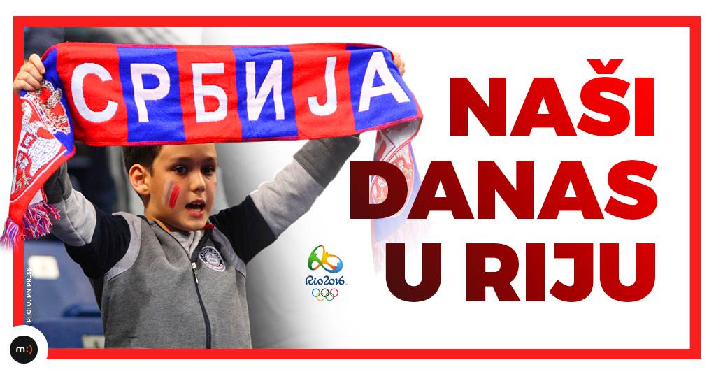  Olimpijske igre Rio de Žaneiro Srbija subota 13. avgust 