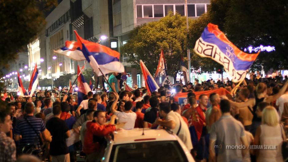  Slavlje navijača Srbije u Republici Srpskoj FOTO VIDEO 