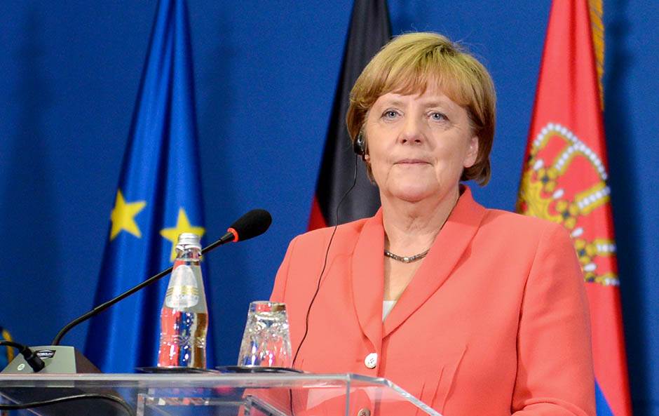  Članovi Predsjedništva BiH 9. maja u Berlinu sa Merkelovom 