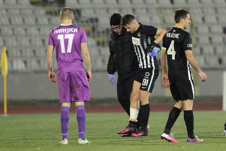  Alen Stevanović povrijeđen FK Partizan 