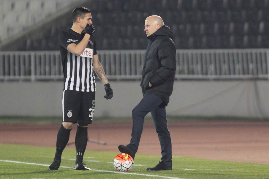  Marko Nikolić FK Partizan pred utakmicu protiv Voždovca 