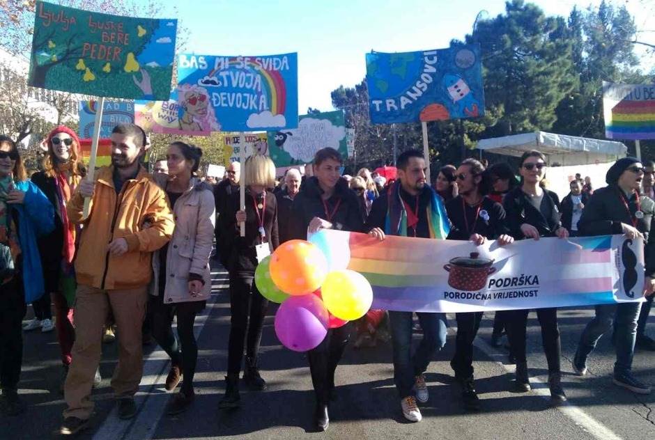  Parada ponosa u Podgorici bez incidenata 