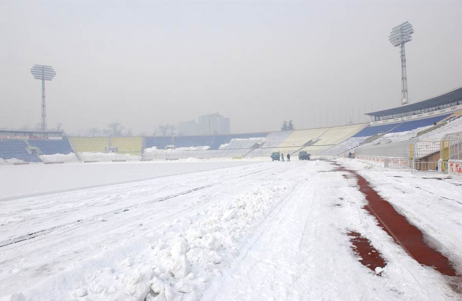  Loše vrijeme snijeg odlaže nastavak Superlige Srbije 