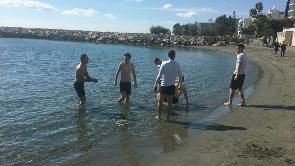  FK Partizan pripreme na Kipru more 