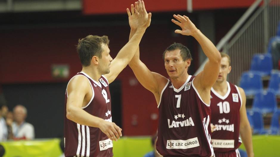  Letonija sa braćom Bertans i Porzingisom na Srbiju 