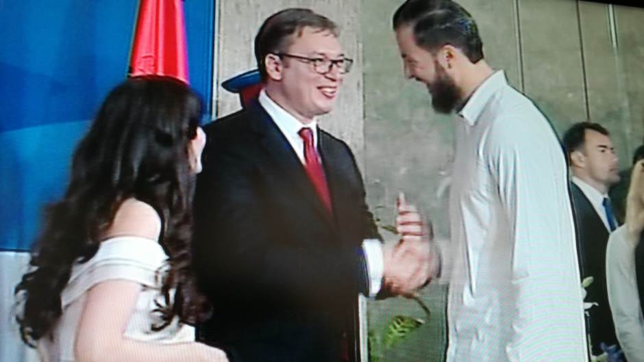  Žofri Lovernj na inauguraciji Aleksandra Vučića 