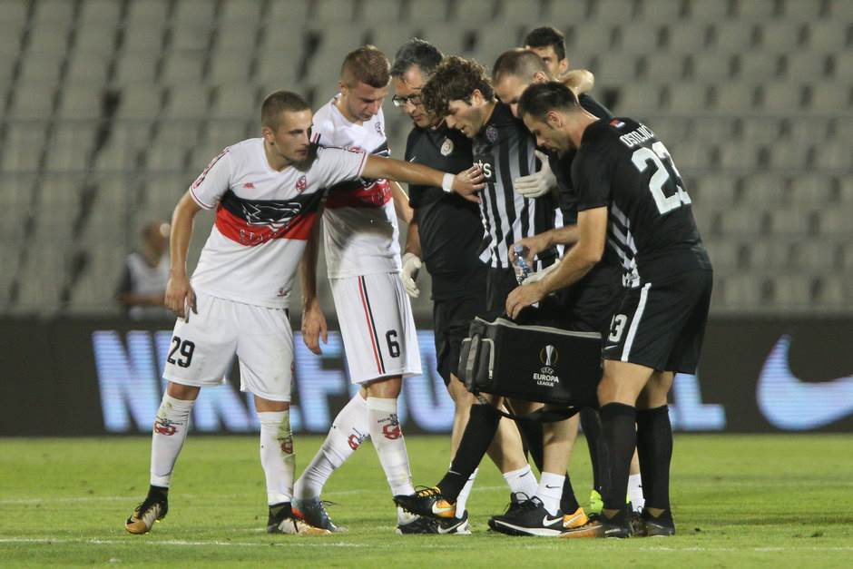  Povreda Nebojša Kosović Fk Partizan 