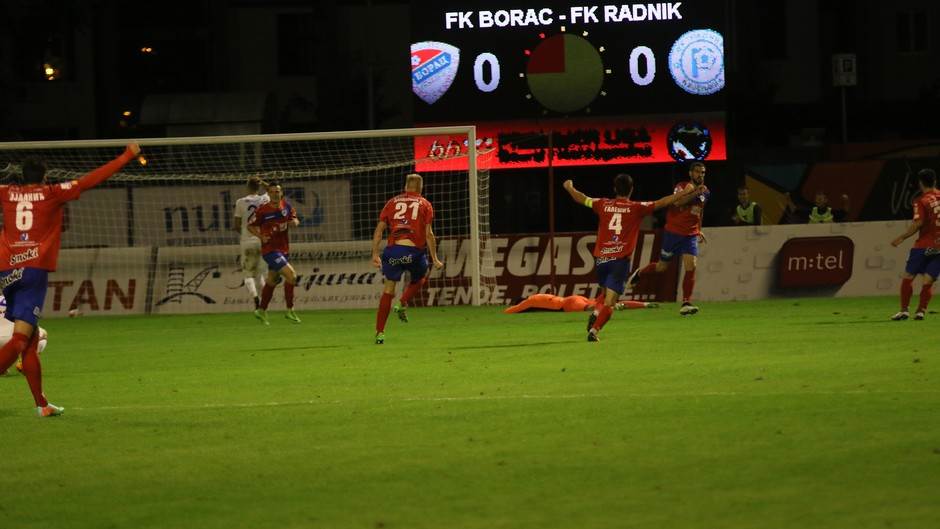  Zoran Milinković poslije Borac - Radnik 1:0 