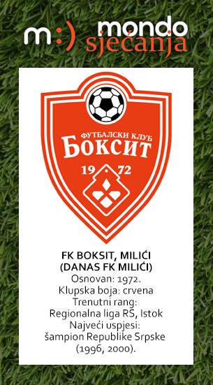 FK Boksit Milići MONDO sjećanja
