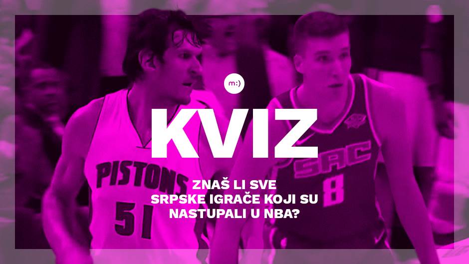  KVIZ: Srbi u NBA ligi, sjeti se svih! 