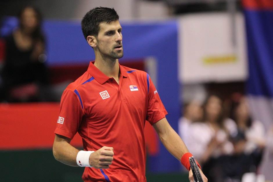  Novak Đoković igra za Srbiju u Dejvis kupu 