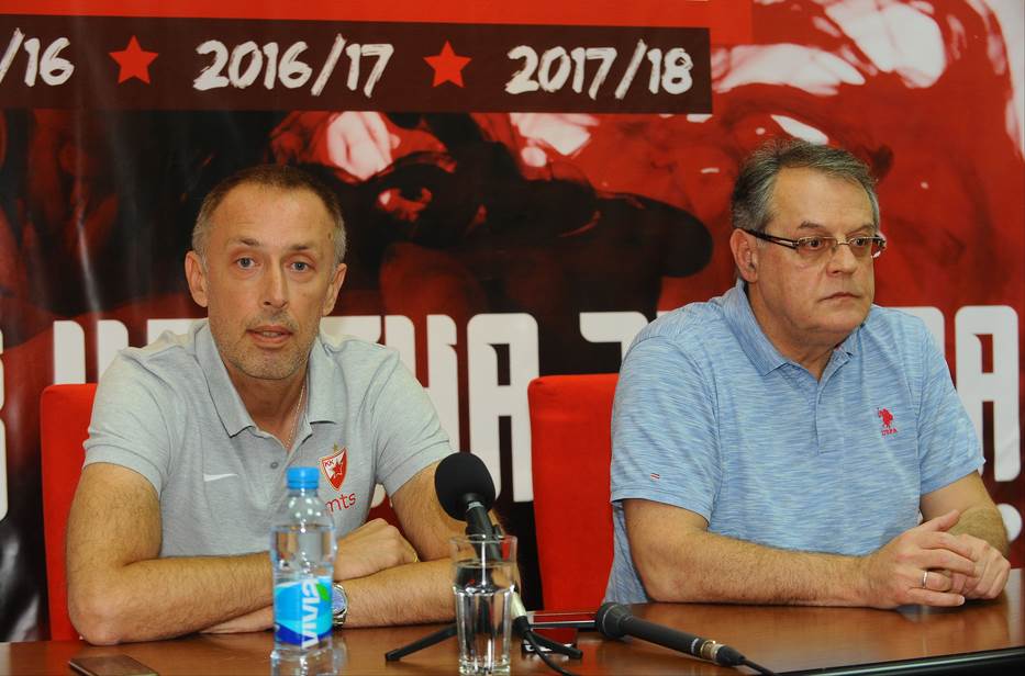  KK Crvena zvezda predstavila novog trenera Milana Tomića 