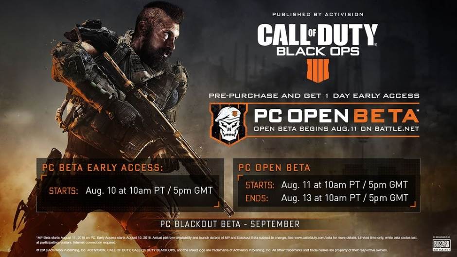  PC BETA Call of Duty: Balck Ops 4 besplatna 