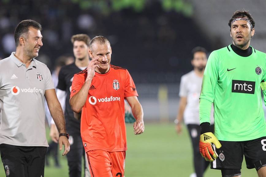  Partizan Bešiktaš 1:1 Domagoj Vida Zvižduci 