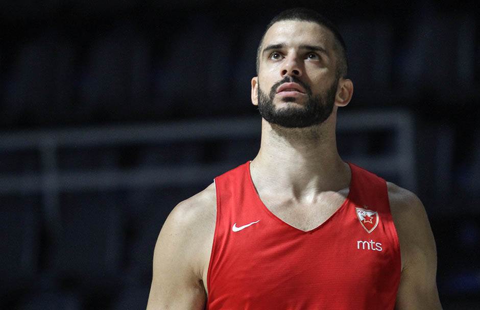kk crvena zvezda, trening, branko lazić