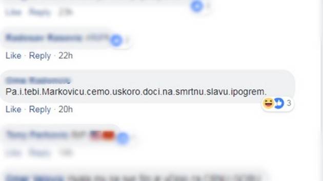 prijetnja Marković