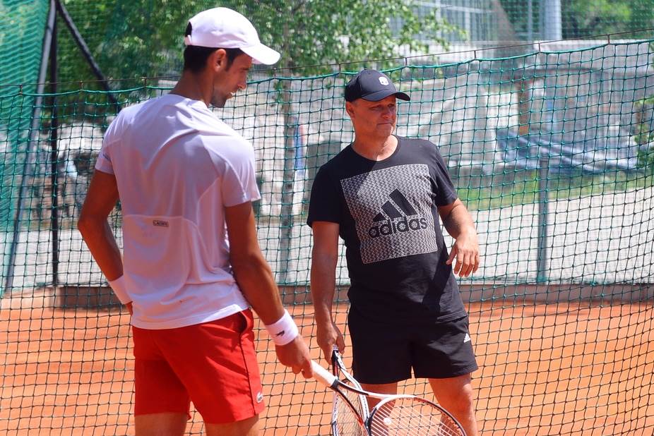  Novak Đoković i Marijan Vajda trening u Majamiju 