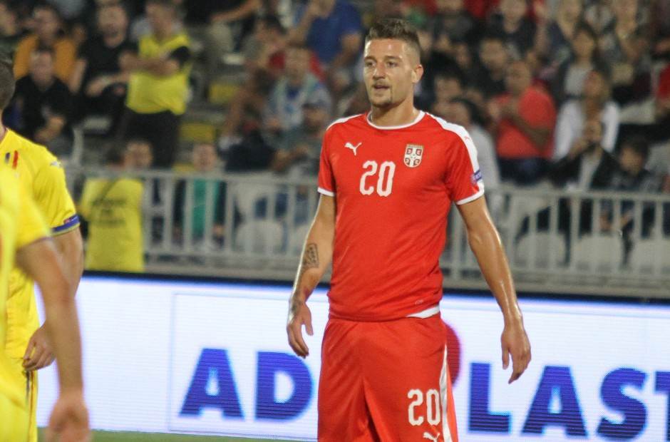 Sergej Milinković-Savić u dresu Srbije. Sergej Milinković-Savić u dresu Srbije.