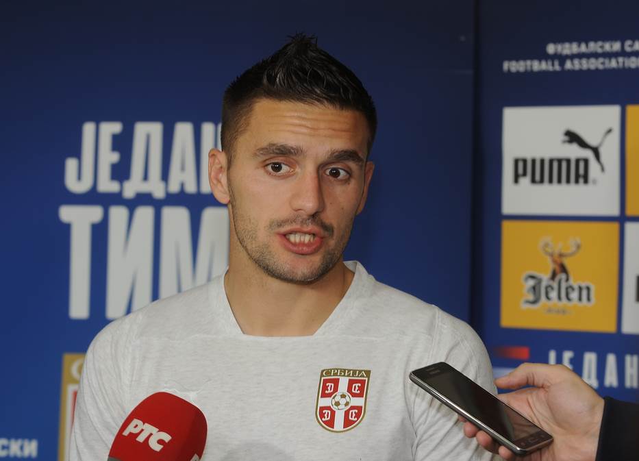  Dušan Tadić Aleksandar Mitrović Srbija Crna Gora u Ligi nacija 