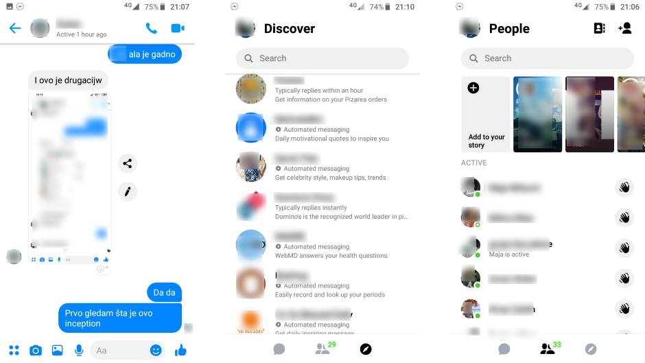  Messenger reklame u privatnim porukama 