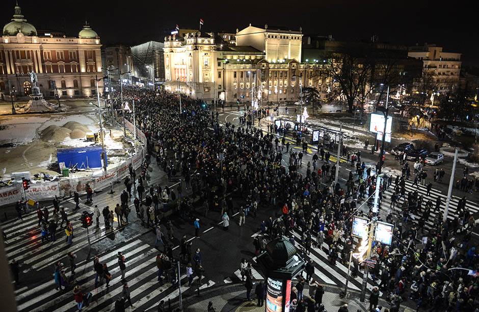  Novi protest opozicije u Beogradu (FOTO) 