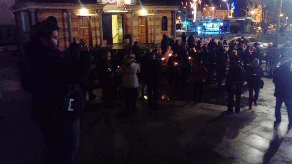  Banjaluka: Građani ponovo pred hramom 
