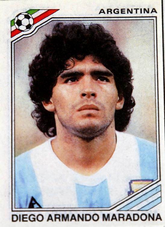 mundijal meksiko 86, panini sličice, argentina, maradona