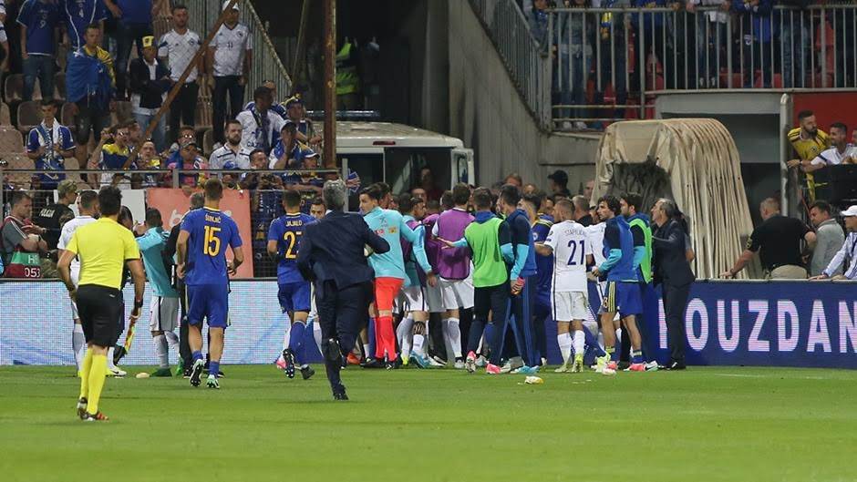  BiH - Grčka, Euro 2020, posljednji meč obilovao incidentima 