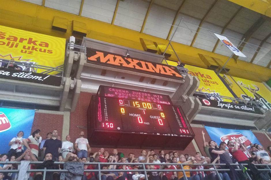 Semafor Pionir ABA finale Crvena zvezda Budućnost