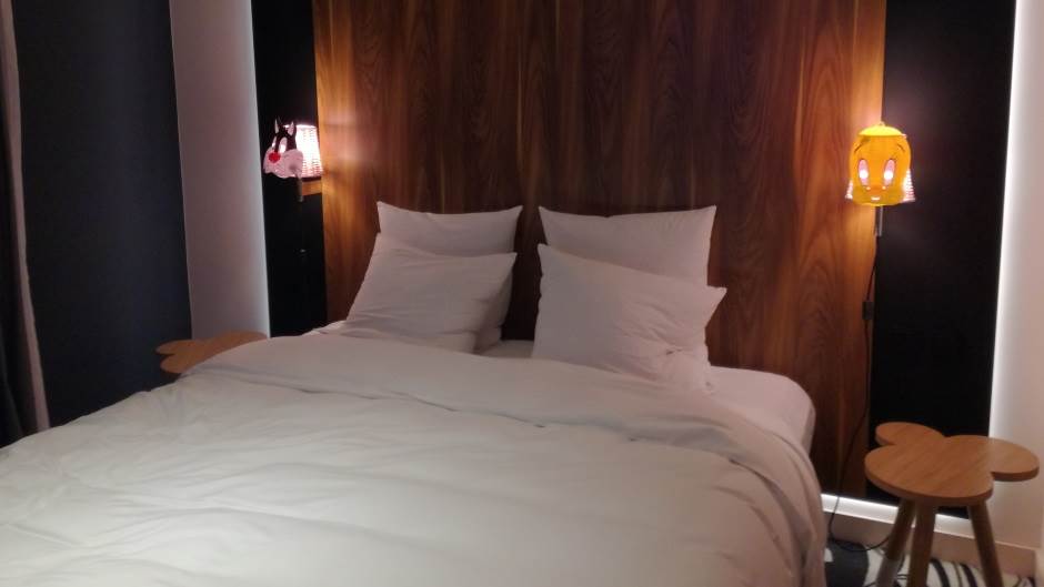 hotel, krevet, hotelska soba