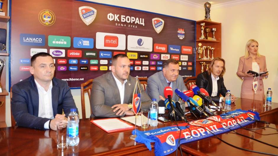  Podrška vlasti Milorad Dodik obećao dva miliona KM za FK Borac 