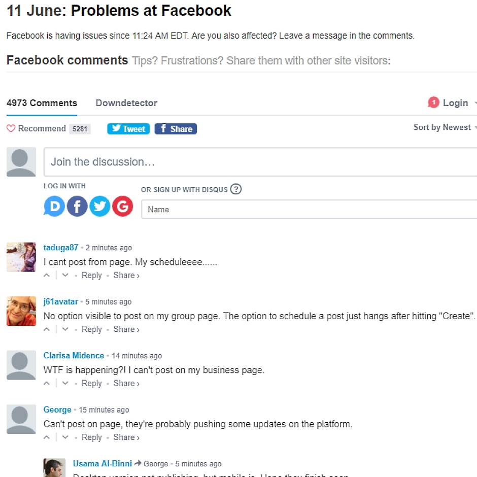  Facebook pobrljavio - zabranio objavljivanje statusa! 