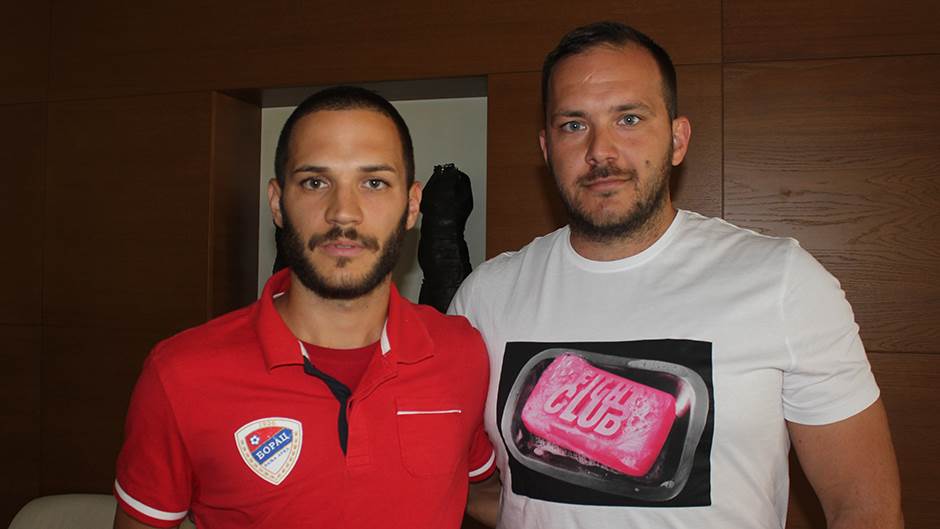 Aleksandar Subić i predsjednik Borca Vico Zeljković