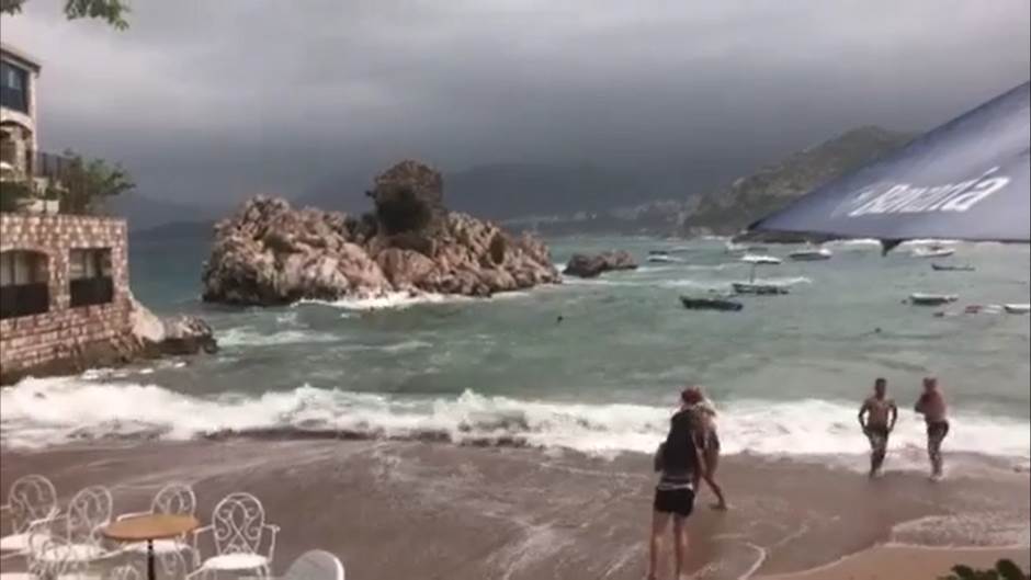  Oluja i u Crnoj Gori, opasno na plažama (VIDEO) 