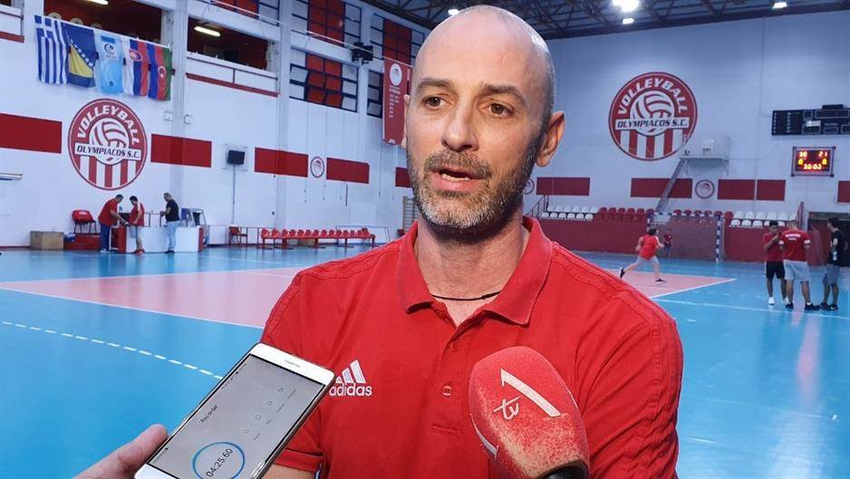  EHF kup Olimpijakos - Borac jorgos Zaravinas - ne bih bio u Mikićevoj koži 