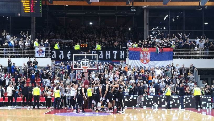 Slavlje košarkaša Partizana