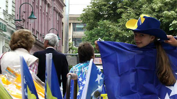  Euforija na ulicama Sarajeva (FOTO) 