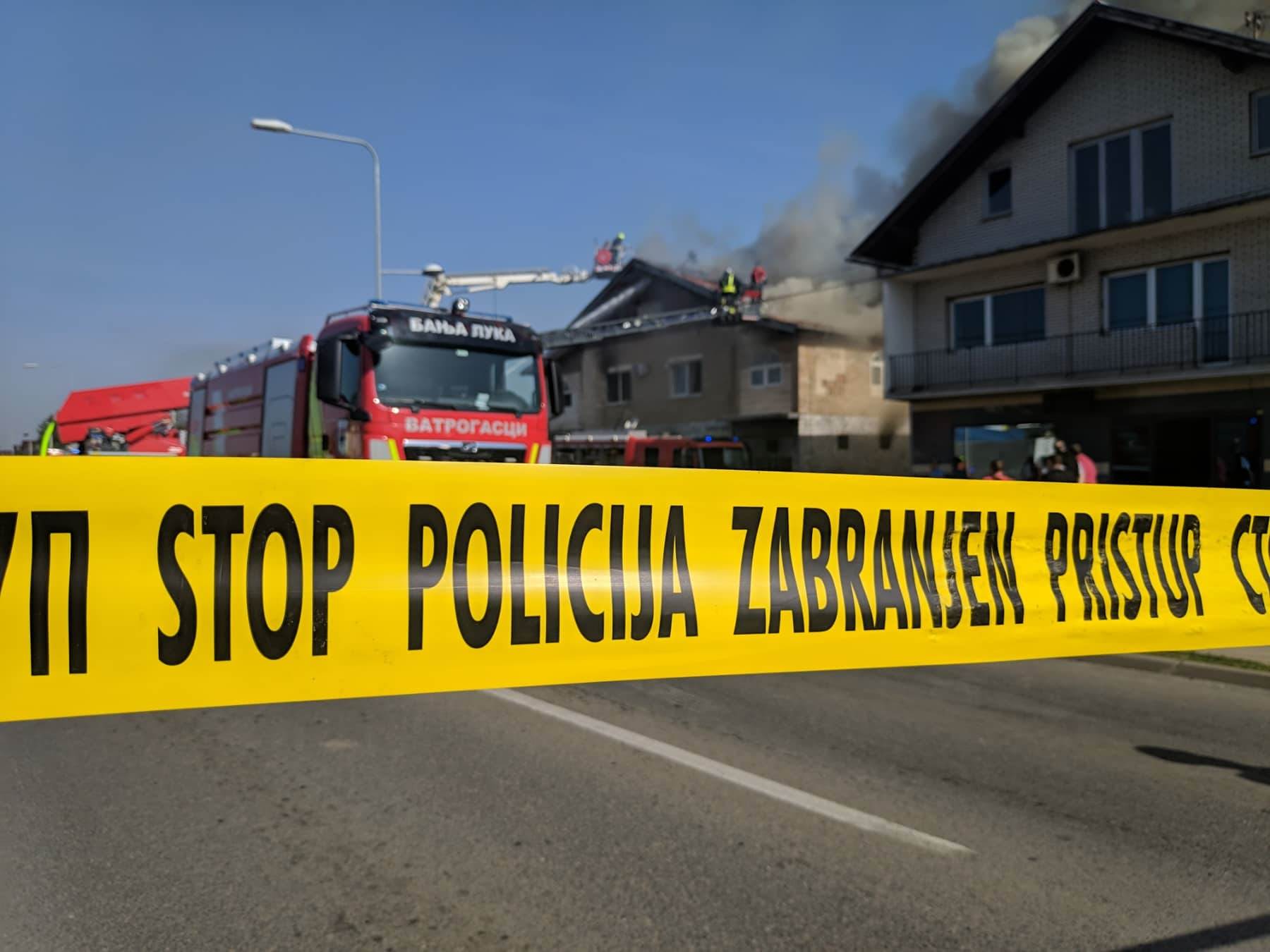  Požar u naselju Lazarevo u banjaluci 