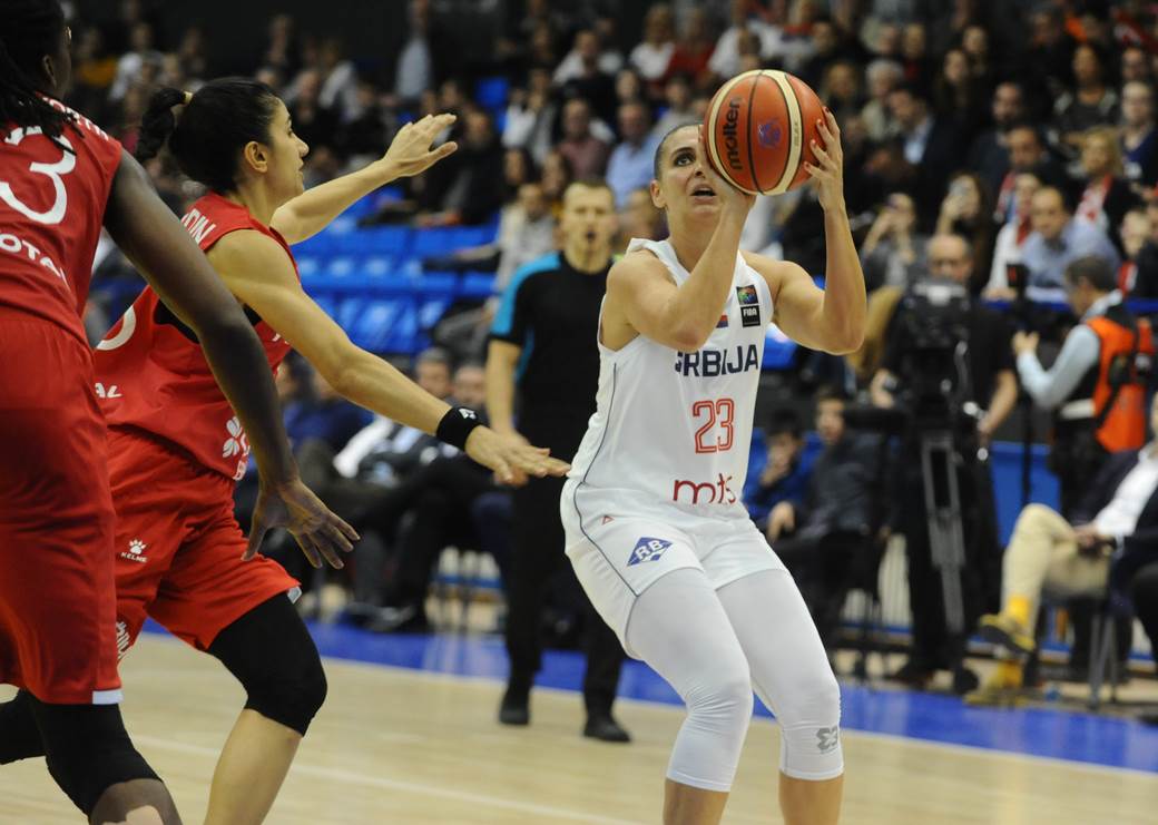  Kvalifikacije za EP košarkašice Srbija pobijedila Tursku 59:56 